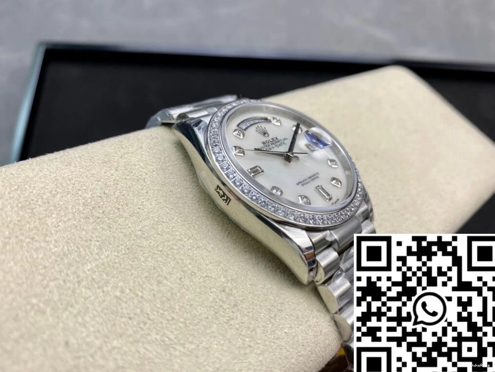 Bezel Day Diamond-set EW Date 128396TBR-0005 Rolex Factory 0419